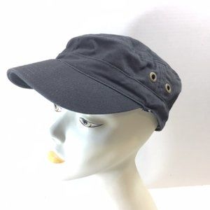 GAP Military Style Baseball Cap Cotton Hat Dark Green/Brown S/M